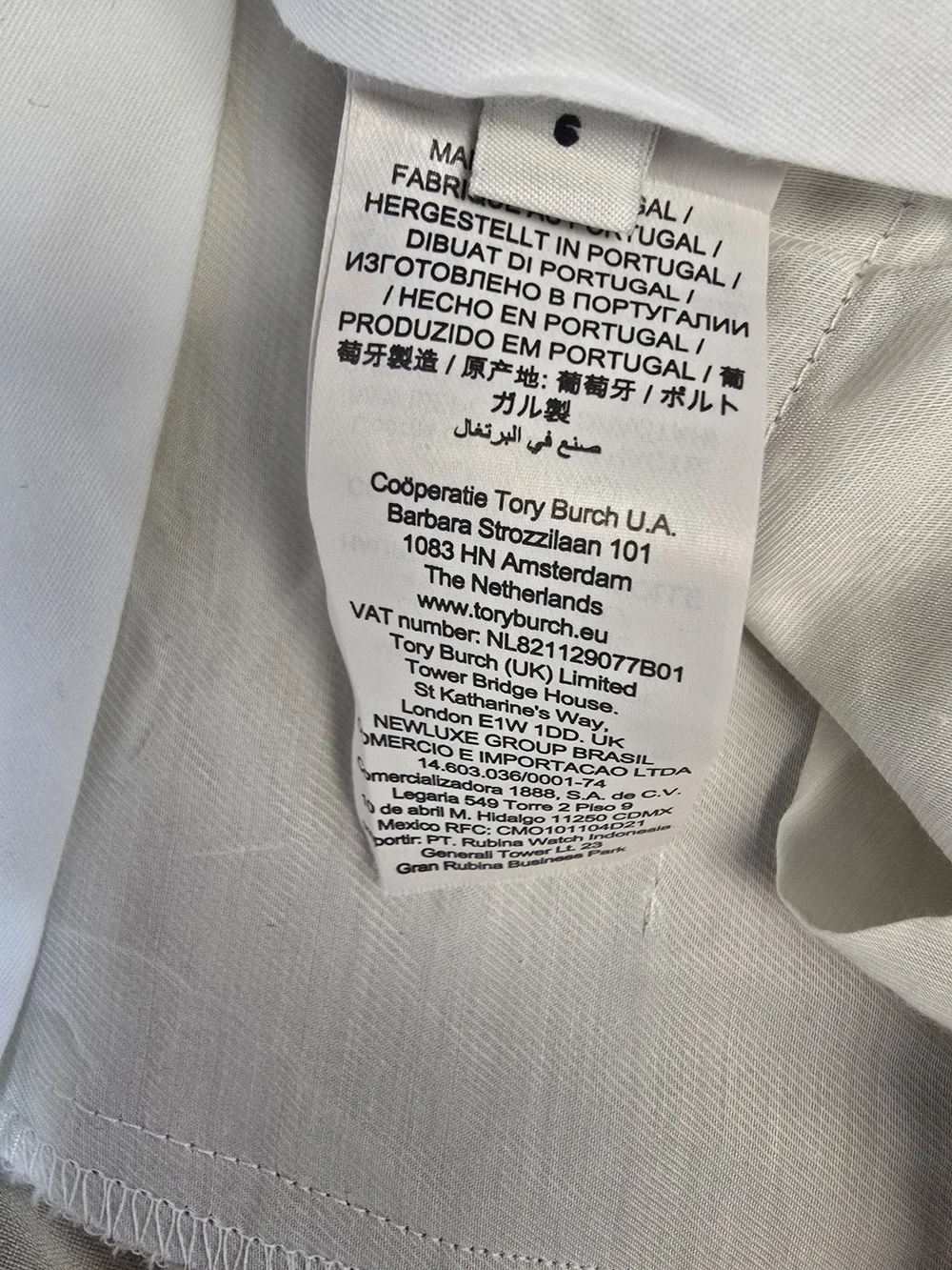 Tory Burch Beige Khaki Chinos